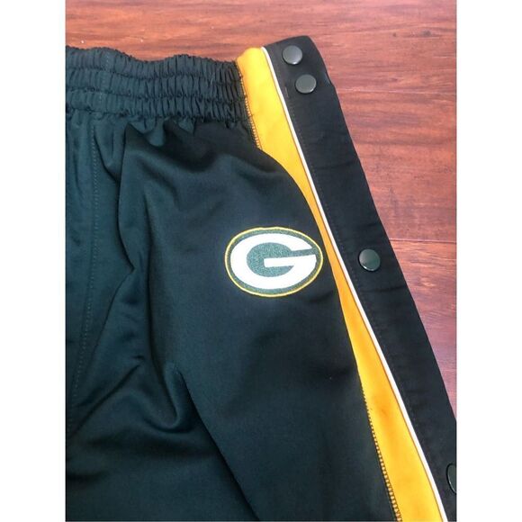 Vintage NFL Green Bay Packers Youth snap sweatpants size L 16/18 - Picture 6 of 12